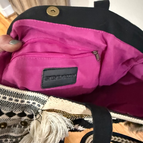 Steve Madden Raine Bohemian Patterned Fabric Tote - Picture 5 of 8